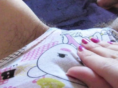 Big clit rubbing in cute panties - cuteblnde666 solo masturbation